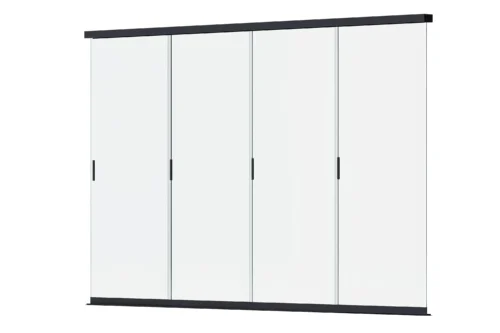 Panel szklany przesuwny do pergoli ELEGANCE/DELUXE/FUSION 4m Anthracite – Gutroof — zdjęcie główne wariantu Panel szklany przesuwny do pergoli ELEGANCE/DELUXE/FUSION 4m Anthracite – Gutroof — zdjęcie główne wariantu