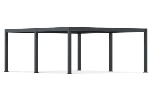 Wiata garażowa wolnostojąca REFERENCE DUO 5,3x6,0 m Anthracite – Gutroof — zdjęcie główne wariantu Wiata garażowa wolnostojąca REFERENCE DUO 5,3x6,0 m Anthracite – Gutroof — zdjęcie główne wariantu