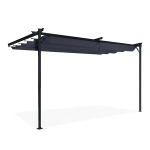 Pergola tarasowa przyścienna SPRINT WALL 4x2,7 Anthracite/Grey – HARDMAISTER — zdjęcie główne wariantu Pergola tarasowa przyścienna SPRINT WALL 4x2,7 Anthracite/Grey – HARDMAISTER — zdjęcie główne wariantu