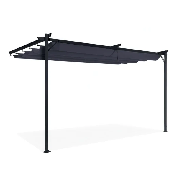 Pergola tarasowa przyścienna SPRINT WALL 4x2,7 Anthracite/Grey – HARDMAISTER — zdjęcie główne wariantu Pergola tarasowa przyścienna SPRINT WALL 4x2,7 Anthracite/Grey – HARDMAISTER — zdjęcie główne wariantu