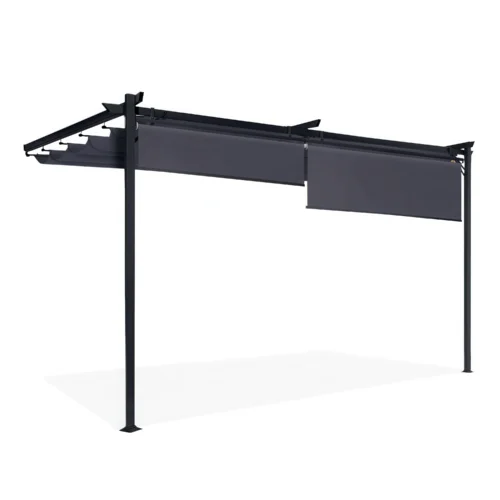 Pergola tarasowa przyścienna SPRINT WALL PLUS 4x2,7m Anthracite/Grey – HARDMAISTER — zdjęcie główne wariantu Pergola tarasowa przyścienna SPRINT WALL PLUS 4x2,7m Anthracite/Grey – HARDMAISTER — zdjęcie główne wariantu
