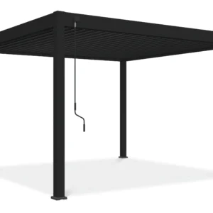 Pergola aluminiowa na taras DELUXE 3,6x4 Anthracite – Gutroof — zdjęcie główne wariantu