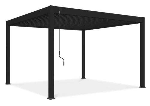Pergola aluminiowa na taras DELUXE 3,6x4 Anthracite – Gutroof — zdjęcie główne wariantu
