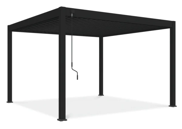 Pergola aluminiowa na taras DELUXE 3,6x4 Anthracite – Gutroof — zdjęcie główne wariantu