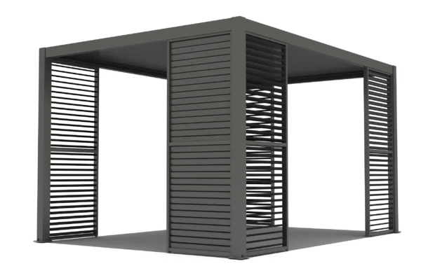 Regulowany panel żaluzjowy do pergoli PRIMARY 1 m, Anthracite – GUTROOF — zdjęcie główne wariantu