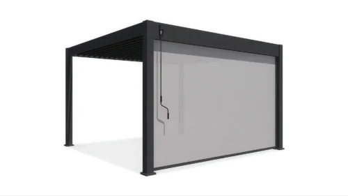 Roleta opuszczana do pergoli ELEGANCE/DELUXE/FUSION 4 m Anthracite – Gutroof — zdjęcie główne wariantu