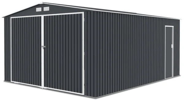 Metalowy garaż Kingston 380x480 Cold Grey – HARDMAISTER — zdjęcie główne wariantu Metalowy garaż Kingston 380x480 Cold Grey – HARDMAISTER — zdjęcie główne wariantu