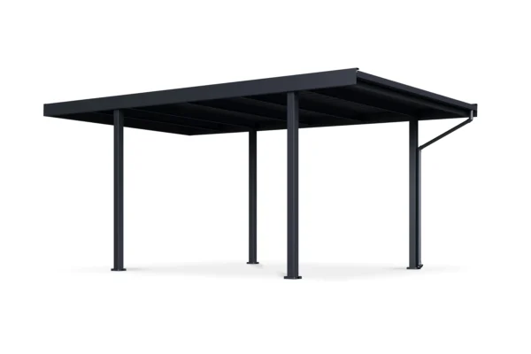 Wolnostojąca metalowa wiata SELECT 3,1x5,5 m Anthracite – Gutroof — zdjęcie główne wariantu Wolnostojąca metalowa wiata SELECT 3,1x5,5 m Anthracite – Gutroof — zdjęcie główne wariantu