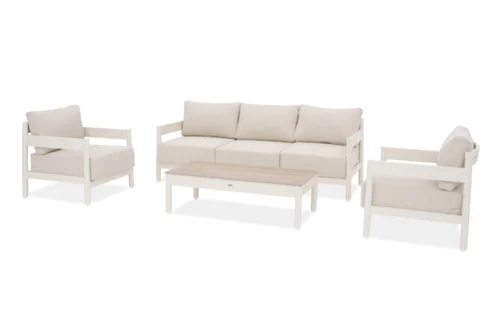 Zestaw mebli aluminiowych TREVIO CAFFE Beige – FURRORE — zdjęcie główne wariantu