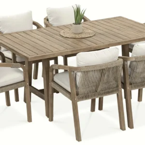 Zestaw mebli jadalnianych do ogrodu MARIGOLD 6+1 dining – FURRORE — zdjęcie główne wariantu Zestaw mebli jadalnianych do ogrodu MARIGOLD 6+1 dining – FURRORE — zdjęcie główne wariantu