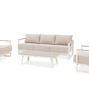 Zestaw ogrodowy z aluminium EVORA CAFFE Beige – FURRORE — zdjęcie główne wariantu Zestaw ogrodowy z aluminium EVORA CAFFE Beige – FURRORE — zdjęcie główne wariantu