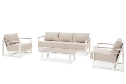Zestaw ogrodowy z aluminium EVORA CAFFE Beige – FURRORE — zdjęcie główne wariantu