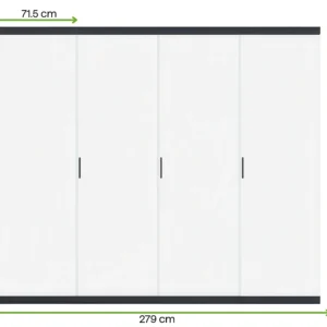 Panel szklany przesuwny do pergoli ELEGANCE/DELUXE/FUSION 3m Anthracite – Gutroof — wymiary produktu Panel szklany przesuwny do pergoli ELEGANCE/DELUXE/FUSION 3m Anthracite – Gutroof — wymiary produktu
