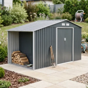 Domek narzędziowy drewutnia MADISON 342x191cm Cold Grey – HARDMAISTER — zdjęcie wariantu 2 Domek narzędziowy drewutnia MADISON 342x191cm Cold Grey – HARDMAISTER — zdjęcie wariantu 2