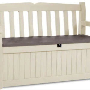 Kremowa skrzynio-ławka na taras EDEN GARDEN BENCH od Keter Kremowa skrzynio-ławka na taras EDEN GARDEN BENCH od Keter