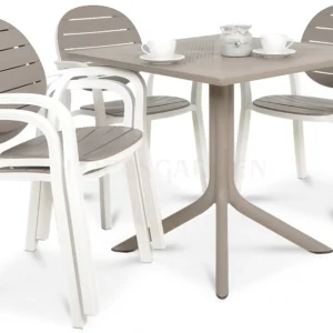 Meble Nardi PALMA/CLIP 4+1 Bianco Tortora