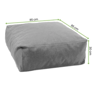 Pufa ogrodowa 85x85x30 cm w kolorze grey Pufa ogrodowa 85x85x30 cm w kolorze grey