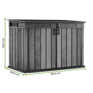 Szafa wielofunkcyjna Deco Horizontal 2020L Venetian Brown – Keter — wymiary produktu