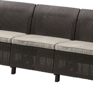 Trzyosobowa kanapa na balkon lub taras CORFU LOVE SEAT MAX Brown Trzyosobowa kanapa na balkon lub taras CORFU LOVE SEAT MAX Brown