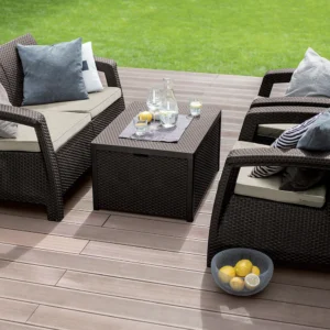Zestaw ogrodowy CORFU BOX Brown Zestaw ogrodowy CORFU BOX Brown