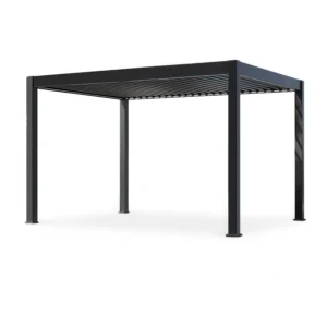 Pergola elektryczna tarasowa DELUXE PRO AUTOMATIC 3x4 z oświetleniem LED, Anthracite – Gutroof — zdjęcie wariantu 2 Pergola elektryczna tarasowa DELUXE PRO AUTOMATIC 3x4 z oświetleniem LED, Anthracite – Gutroof — zdjęcie wariantu 2