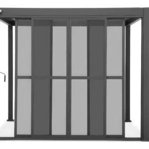 Przesuwane drzwi z poliwęglanu do pergoli PREMIUM 3m anthracite – GUTROOF — zdjęcie wariantu 2 Przesuwane drzwi z poliwęglanu do pergoli PREMIUM 3m anthracite – GUTROOF — zdjęcie wariantu 2