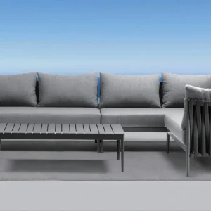 Narożnik ogrodowy aluminiowy MONZA Caffe + fotel Grey – FURRORE — zdjęcie wariantu 3 Narożnik ogrodowy aluminiowy MONZA Caffe + fotel Grey – FURRORE — zdjęcie wariantu 3