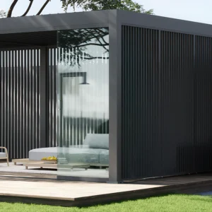 Panel żaluzjowy pionowy do pergoli ELEGANCE/DELUXE/FUSION 1.2 m Anthracite – Gutroof — zdjęcie wariantu 3 Panel żaluzjowy pionowy do pergoli ELEGANCE/DELUXE/FUSION 1.2 m Anthracite – Gutroof — zdjęcie wariantu 3