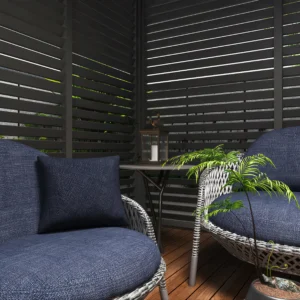 Panel żaluzjowy poziomy do pergoli ELEGANCE/DELUXE/FUSION 1 m Anthracite – Gutroof — zdjęcie wariantu 3