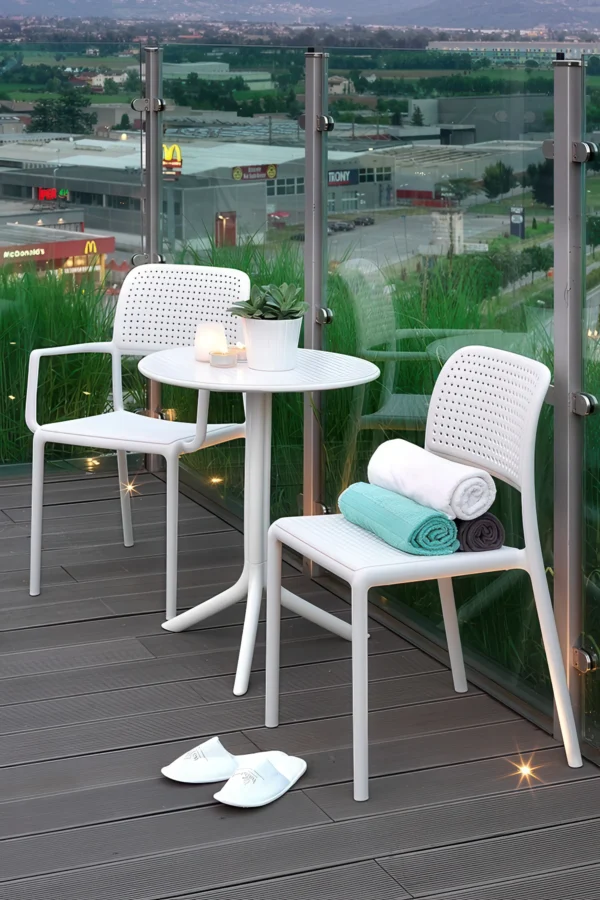 Krzesło Nardi BORA BISTROT Bianco Krzesło Nardi BORA BISTROT Bianco