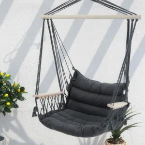Aranżacja fotela wiszącego Barbados na tarasie Aranżacja fotela wiszącego Barbados na tarasie