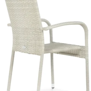 Krzesło z technorattanu FIESTA White - tył