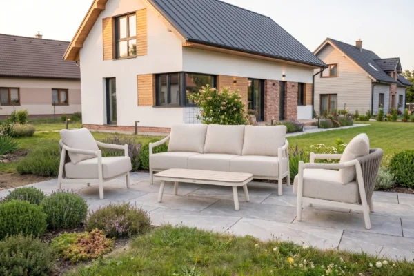 Meble ogrodowe z aluminium MONTI CAFFE BEIGE – FURRORE — zdjęcie wariantu 3 Meble ogrodowe z aluminium MONTI CAFFE BEIGE – FURRORE — zdjęcie wariantu 3