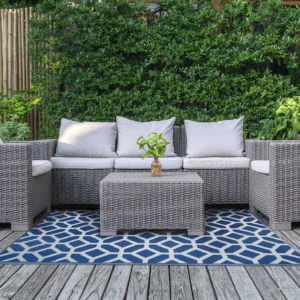 Dywan zewnętrzny taras Navy Blue 120x180 – MOODME — zdjęcie wariantu 4 Dywan zewnętrzny taras Navy Blue 120x180 – MOODME — zdjęcie wariantu 4