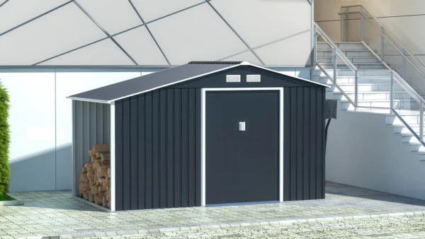 Domek narzędziowy drewutnia MADISON 342x191cm Cold Grey – HARDMAISTER — zdjęcie wariantu 4 Domek narzędziowy drewutnia MADISON 342x191cm Cold Grey – HARDMAISTER — zdjęcie wariantu 4