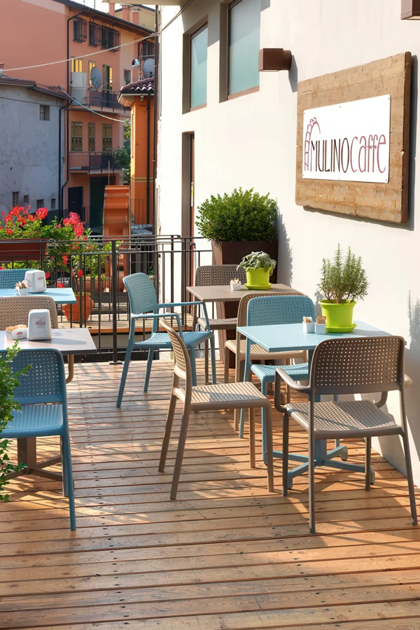 Krzesło Nardi BORA BISTROT Bianco Krzesło Nardi BORA BISTROT Bianco