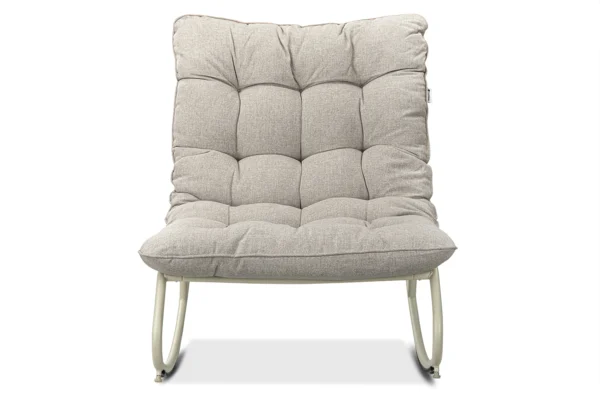 Fotel bujany AGAVA Light Beige marki Focus Garden, widok od przodu