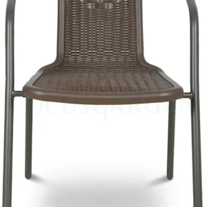Krzesło ogrodowe Simple Brown Focus Garden widok od frontu Krzesło ogrodowe Simple Brown Focus Garden widok od frontu
