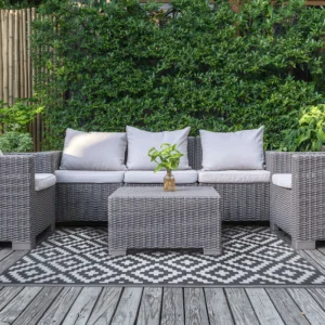 Dywan zewnętrzny 120x180cm Scandi Grey – MOODME — zdjęcie wariantu 5 Dywan zewnętrzny 120x180cm Scandi Grey – MOODME — zdjęcie wariantu 5