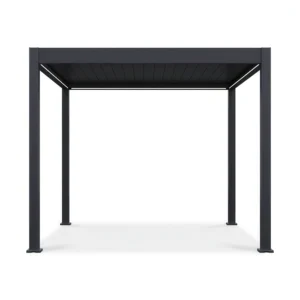 Pergola tarasowa automatyczna z oświetleniem LED ELEGANCE AUTOMATIC 3x3 Anthracite – Gutroof — zdjęcie wariantu 5 Pergola tarasowa automatyczna z oświetleniem LED ELEGANCE AUTOMATIC 3x3 Anthracite – Gutroof — zdjęcie wariantu 5