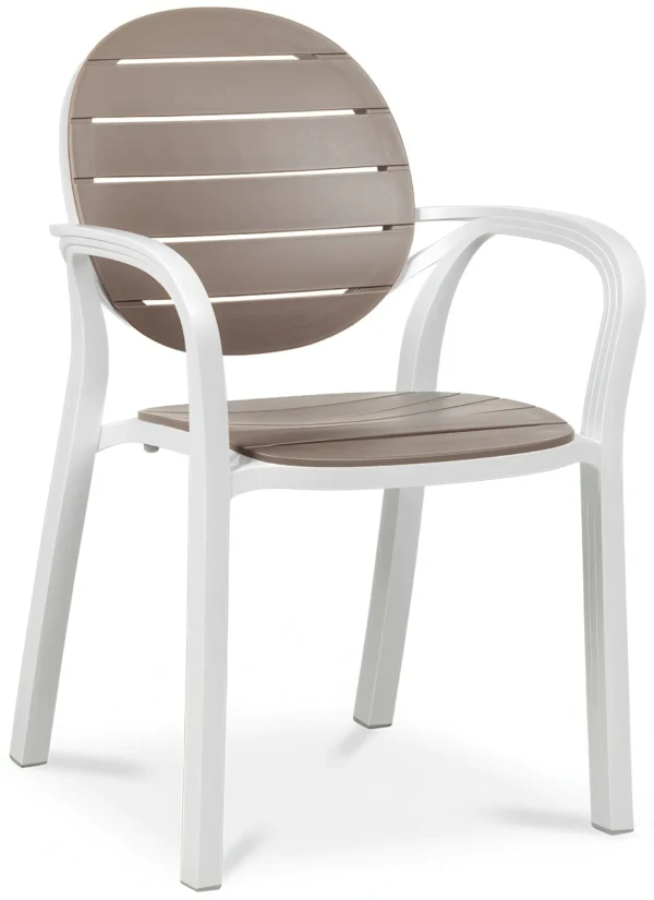 Komplet ogrodowy Nardi PALMA/CUBE 140 4+1 Bianco Tortora