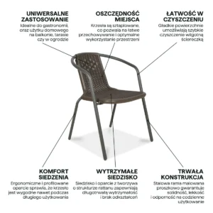 Najważniejsze cechy krzesła ogrodowego Simple Brown Focus Garden Najważniejsze cechy krzesła ogrodowego Simple Brown Focus Garden