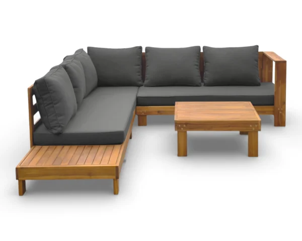 Narożnik i stolik z drewna HAVLA CAFFE ACACIA WOOD - BJORKKA Narożnik i stolik z drewna HAVLA CAFFE ACACIA WOOD - BJORKKA