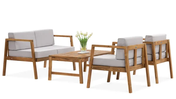 Zestaw mebli MALMO CAFFE Acacia Wood - Focus Garden