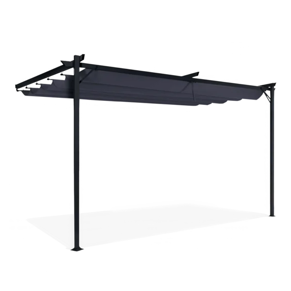 Pergola tarasowa przyścienna SPRINT WALL 4x2,7 Anthracite/Grey – HARDMAISTER — zdjęcie wariantu 5 Pergola tarasowa przyścienna SPRINT WALL 4x2,7 Anthracite/Grey – HARDMAISTER — zdjęcie wariantu 5