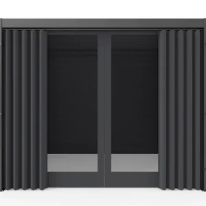 Zestaw 4 zasłon bocznych z moskitierą do pergoli PRIMARY 3x3 Anthracite – GUTROOF — zdjęcie wariantu 5 Zestaw 4 zasłon bocznych z moskitierą do pergoli PRIMARY 3x3 Anthracite – GUTROOF — zdjęcie wariantu 5