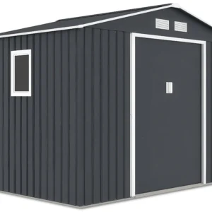 Domek narzędziowy HUDSON 277x191cm Cold Grey – Hardmaister — zdjęcie wariantu 5 Domek narzędziowy HUDSON 277x191cm Cold Grey – Hardmaister — zdjęcie wariantu 5