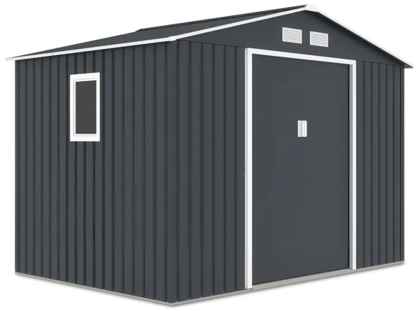 Domek narzędziowy HUDSON 277x191cm Cold Grey – Hardmaister — zdjęcie wariantu 5 Domek narzędziowy HUDSON 277x191cm Cold Grey – Hardmaister — zdjęcie wariantu 5