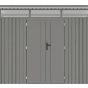 Domek narzędziowy PORTLAND 289 x 253cm Grey Aluminium – Hardmaister — zdjęcie wariantu 5 Domek narzędziowy PORTLAND 289 x 253cm Grey Aluminium – Hardmaister — zdjęcie wariantu 5