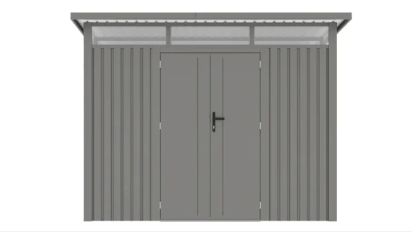 Domek narzędziowy PORTLAND 289 x 253cm Grey Aluminium – Hardmaister — zdjęcie wariantu 5 Domek narzędziowy PORTLAND 289 x 253cm Grey Aluminium – Hardmaister — zdjęcie wariantu 5